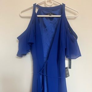 Blue Wrap Dress